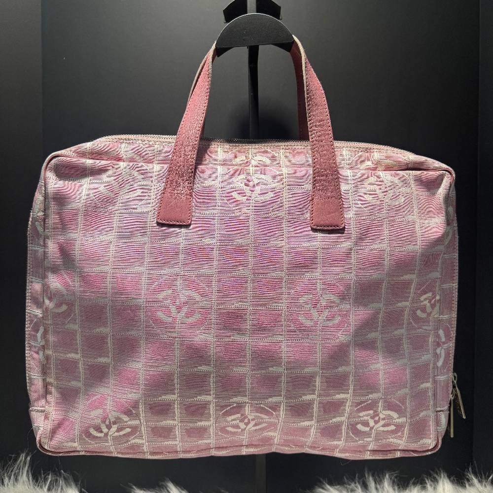 Chanel Travel Line Pink Tote Bag